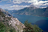 Lago di Garda. Panorama dell'alto lago. 